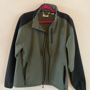 Men's Green and Black Jacket